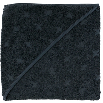 Badeslag - Müsli - 70 x 70 cmâââââââ - Midnight - Økologisk bomuld