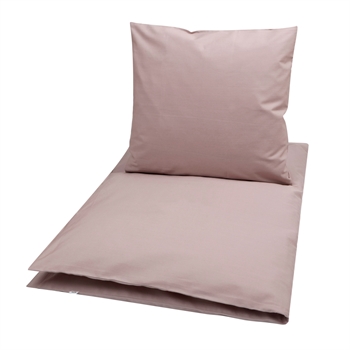 #2 - Baby sengetøj - Müsli - 70x100 cm - Rose Wood - 100% økologisk bomuld - Støvet Rosa