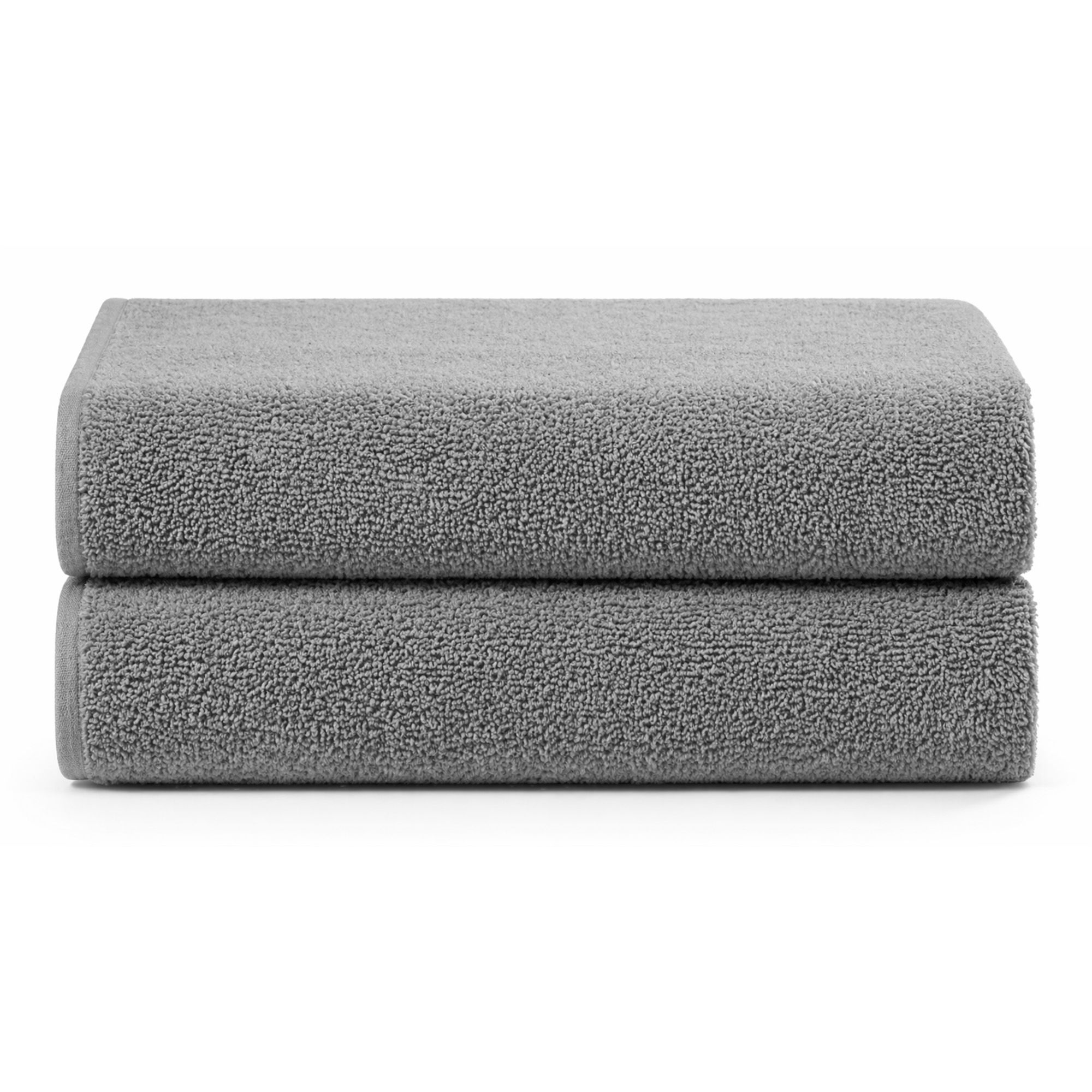 Bomulds håndklæder - 100% bomuld - 50x100 cm - 2-pak - Støvet grøn
