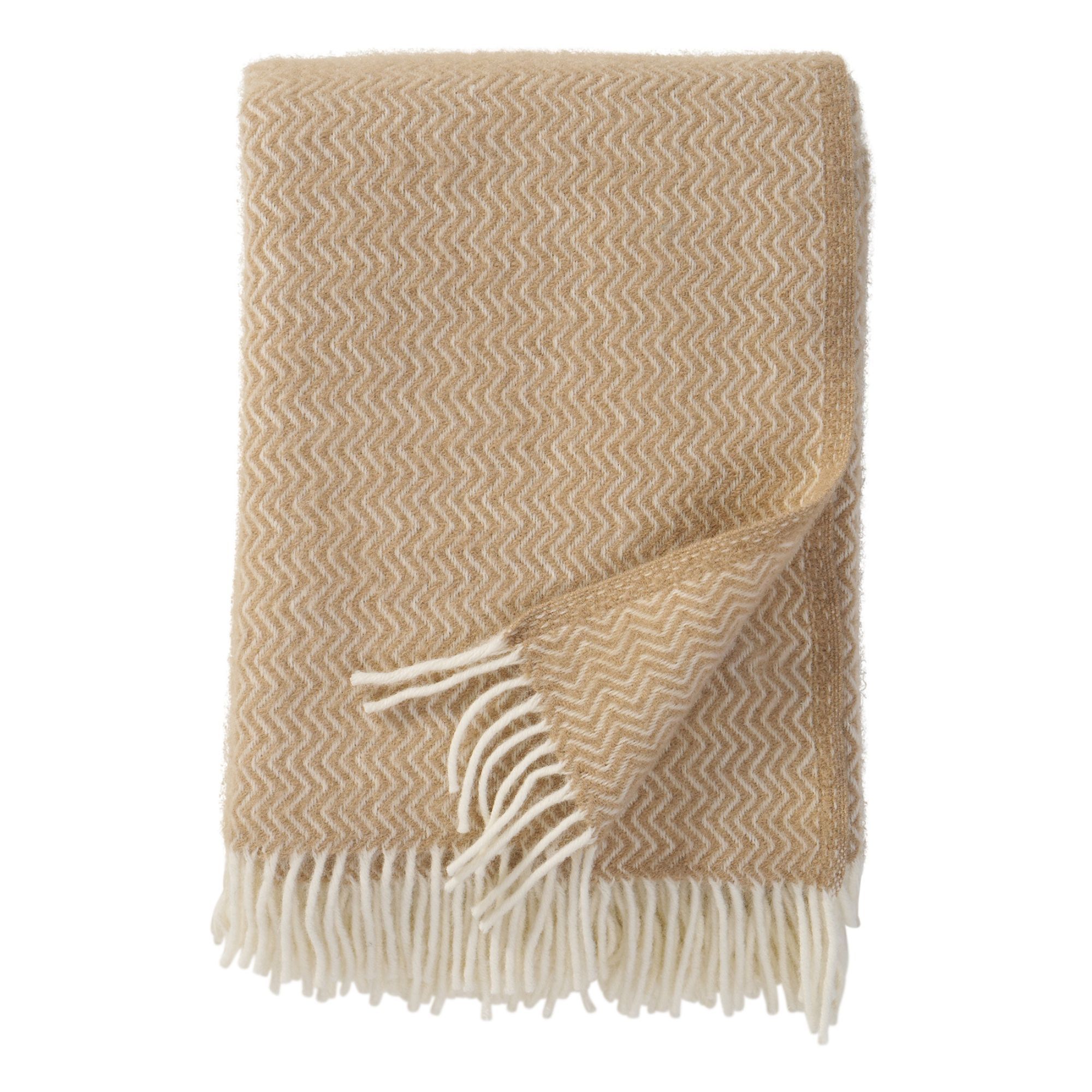 Uldplaid - 130x200 cm - 100% Lammeuld - Sorbet Sandy Beach