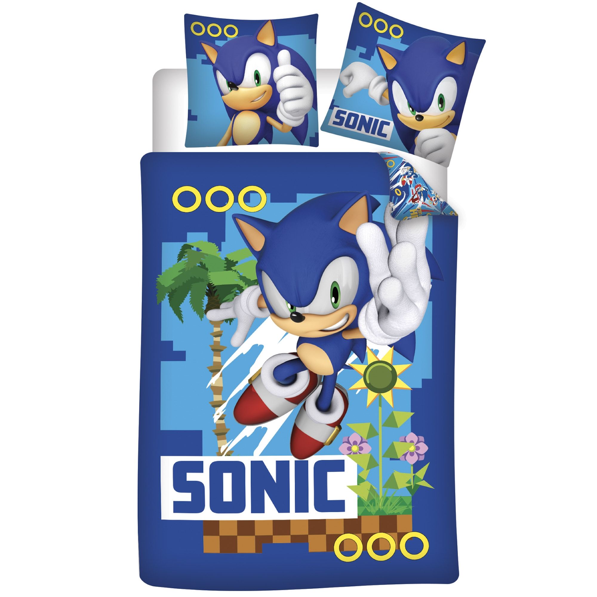 Sonic sengetøj - 100% bomuld - Børnesengetøj 140x200 cm Sonic sengetøj - 100% bomuld - Børnesengetøj 140x200 cm