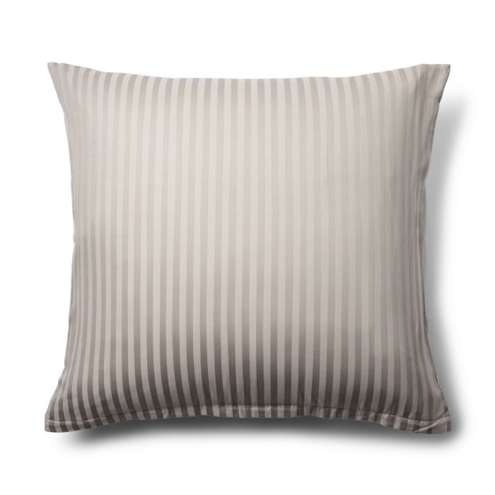 Pudebetræk 60x63 cm - 100% Bomuldssatin - Sand ensfarvet hovedpudebetræk - Borg Living