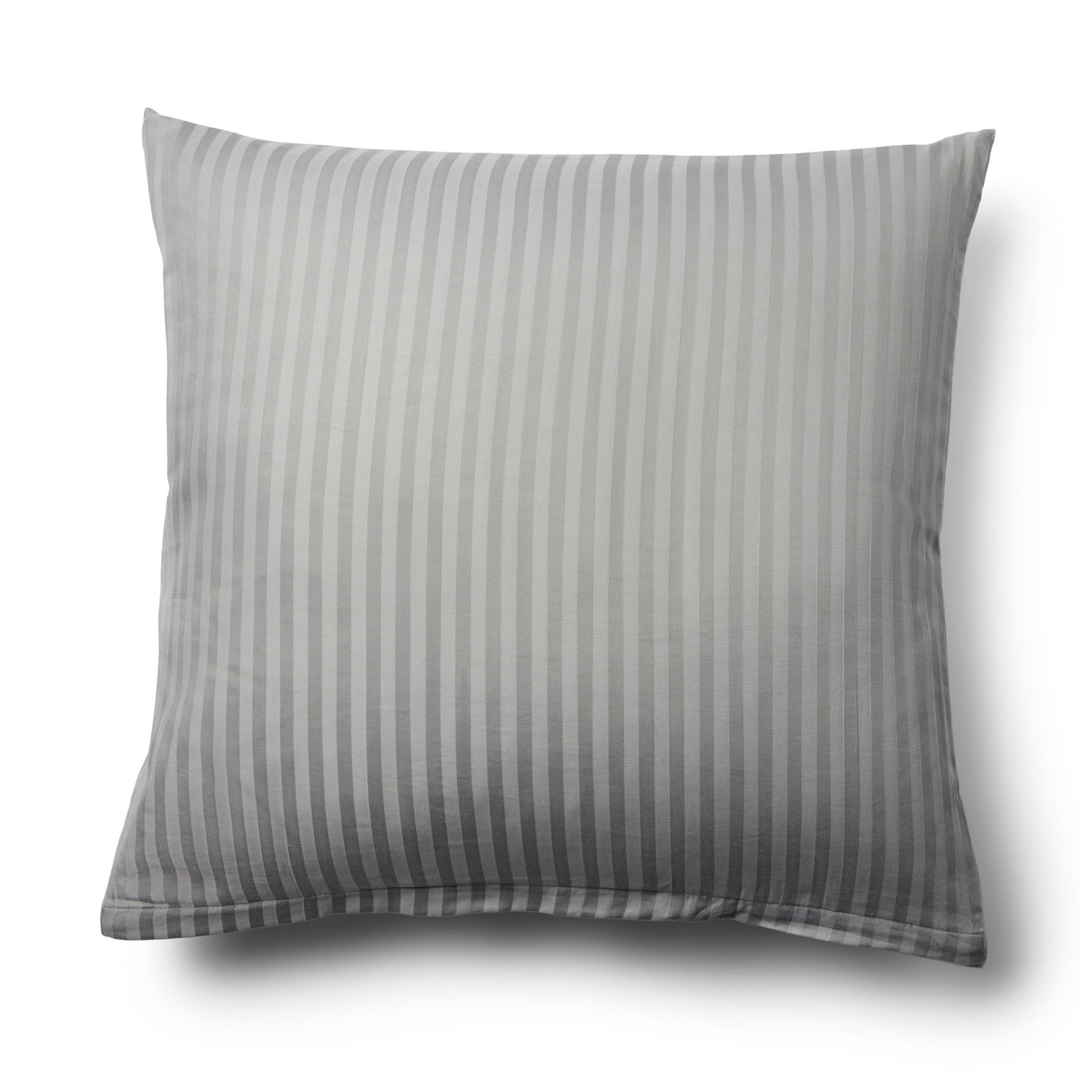 Pudebetræk 60x63 cm - Jacquardvævet - Grå - 100% Bomuldssatin