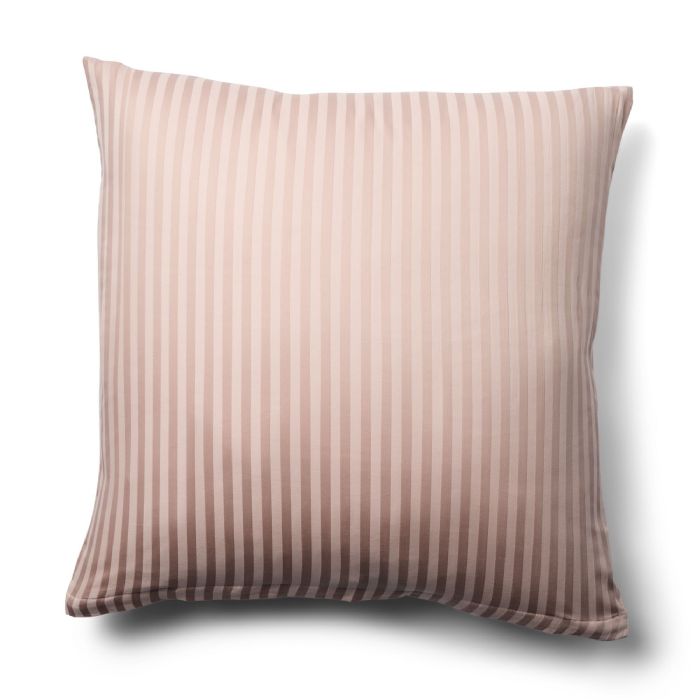 Pudebetræk 60x63 cm - 100% Bomuldssatin - Lyserød ensfarvet hovedpudebetræk - Borg Living