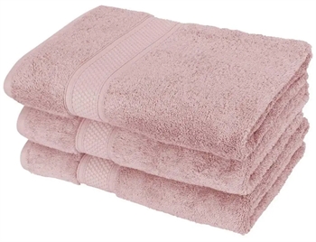 Billede af Badehåndklæde - 70x140 cm - Støvet rosa - 100% Egyptisk bomuld - Luksus håndklæder fra By Borg