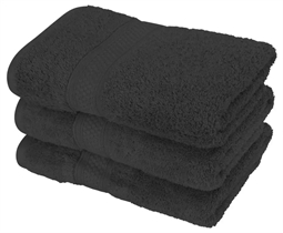 Håndklæde - 50x100 cm - Antracit - 100% Egyptisk bomuld - Luksus håndklæder fra By Borg