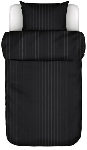 Se Sengetøj 140x220 cm - Jora sort - Sengelinned i 100% Bomuldssatin - Marc O'Polo sengesæt hos Dynezonen.dk