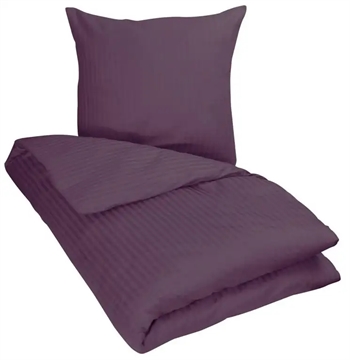 8: Lilla sengetøj - 140x220 cm - Stribet sengetøj - Dynebetræk i 100% Bomuldssatin - Borg Living