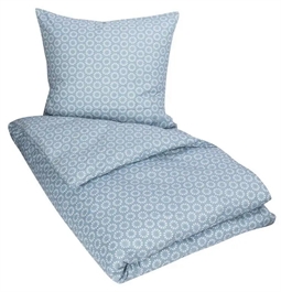 Kingsize sengetøj 240x220 cm - Mini floral - Blue - 100% Bomuld