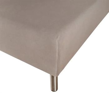 Boxlagen 90×200 cm – 100% Bomuld – Antracitgrå – Faconlagen til madras