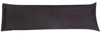 Pudebetræk 50x150 cm - Check Black - Sort - 100% bomuldssatin