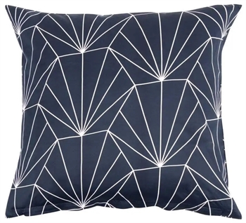 Pudebetræk 60x63 cm - Blue Jewel - Mørkeblå - 100% Bomuldssatin