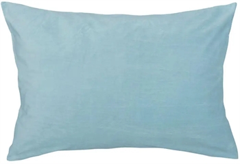 Pudebetræk 70x100 cm - Dus blå - 100% blødt bomuld/velour - Høie