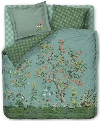 Billede af Sengetøj dobbeltdyne 200x200 cm - Wild and tree sengesæt - Vendbar dynebetræk - 100% bomuld - Pip Studio sengetøj