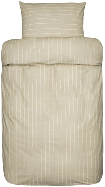 Flonel sengetøj - 140x200 cm - Simon oker sengesæt - 100% bomuldsflonel - Høie sengetøj