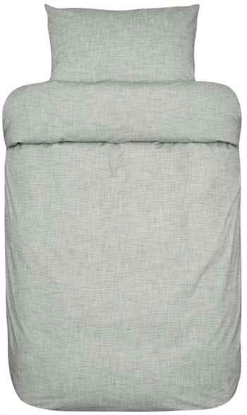 Økologisk sengetøj 140x220 cm - William grøn sengesæt - 100% økologisk bomuld - Høie sengetøj
