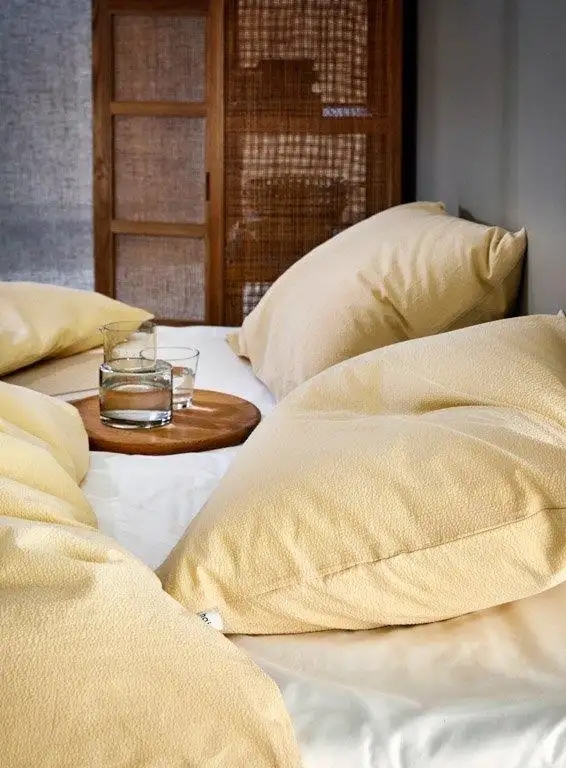 Høie Bæk og sengetøj - Lyra gul - 140x220 cm
