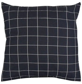 Pudebetræk 60x63 cm - Blue Check - Blå - Bæk og bølge