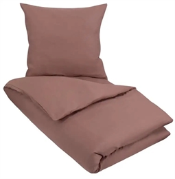 Kingsize sengetøj 240x220 cm - Astrid - Rosa -100% økologisk bomuld - Soft & Pure organic