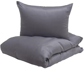 Sengetøj 200x220 cm - Enjoy grå - 100% Bambus sengesæt - Turiform sengetøj til dobbeltdyne