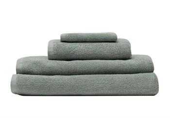 Billede af Badehåndklæde - 70x140 cm - Aqua - 100% Økologisk bomuld - Frottehåndklæde fra Høie
