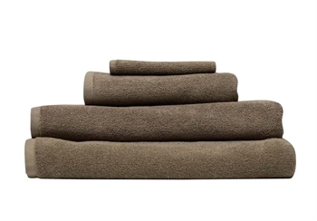 Badehåndklæde - 70x140 cm - Dus Oliven - 100% Økologisk bomuld - Frottehåndklæde fra Høie