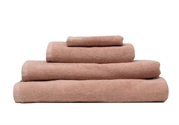 Billede af Badehåndklæde - 70x140 cm - Dus Rosa - 100% Økologisk bomuld - Frottehåndklæde fra Høie