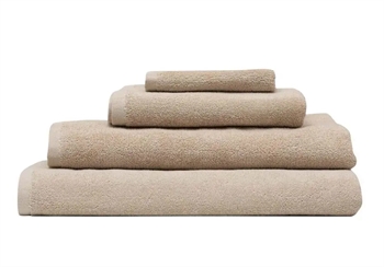 Billede af Badehåndklæde - 70x140 cm - Ecru/Beige - 100% Økologisk bomuld - Frottehåndklæde fra Høie