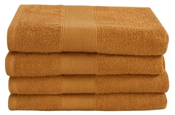 Billede af Badehåndklæde - 70x140 cm - Karry - 100% Bomuld - Frottehåndklæde fra By Borg