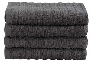 Håndklæde - 50x100 cm - Grå - 100% Bomuld - Håndklæder fra By Borg