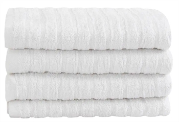Håndklæde - 50x100 cm - Hvid - 100% Bomuld - Håndklæder fra By Borg