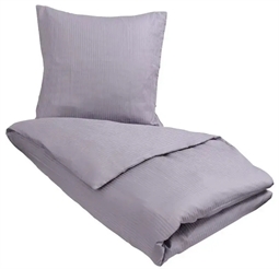  Kingsize Sengetøj - 100% Egyptisk bomuld - 240x220 cm - Lavendel - Jacquardvævet sengesæt fra By Borg