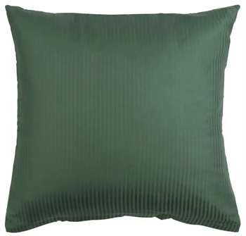 Pudebetræk 60x63 cm - Grønt hovedpudebetræk - Jacquardvævet pudebetræk - 100% egyptisk bomuldssatin - Turiform