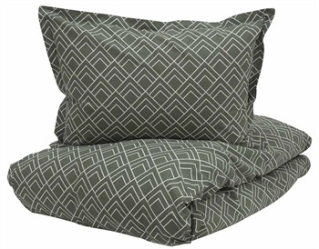 Turiform sengetøj - 140x220 cm - Jasmin grøn - Sengesæt i 100% Bomuld