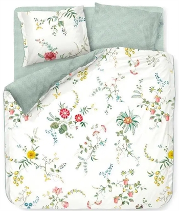Billede af Dobbeltdyne sengetøj 200x200 cm - Fleur Grandeur - Vendbar sengesæt i 100% bomuld - Pip Studio sengetøj hos Dynezonen.dk