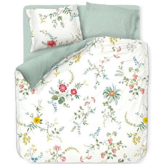 Billede af Sengetøj 200x220 cm - Fleur Grandeur - Vendbar sengesæt i 100% bomuld - Pip Studio sengetøj