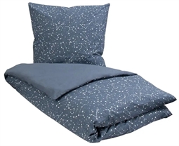 Kingsize sengetøj 240x220 cm - Zodiac blue - Sengelinned i 100% Bomuld