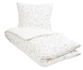 1: Sengetøj 140x200 cm - Zodiac white - Stjernebillede - Dynebetræk i 100% Bomuld - Borg Living sengesæt
