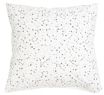 Pudebetræk 50x70 cm - Zodiac white - 100% Bomuld
