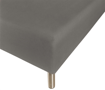 Stræklagen 140×210 cm – Antracitgrå – 100% Bomuld – Faconlagen til madras