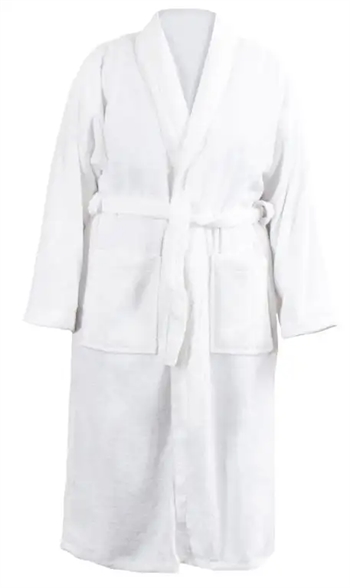 Morgenkåbe - bambus - Str. XL/XXL - Badekåbe - White - Excellent By Borg