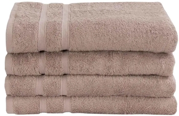 Bambus Badehåndklæde - 70x140 cm - Sand - Bløde håndklæder fra 