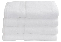 Badelagen - 100x150 cm - 100% Egyptisk bomuld - Hvid - Luksus håndklæder fra "Premium - By Borg