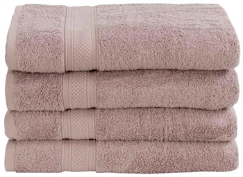 Billede af Badehåndklæde - 70x140 cm - 100% Egyptisk bomuld - Rosa - Luksus håndklæder fra Premium - By Borg