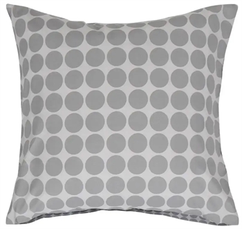 Pudebetræk 60x63 cm - Circle greyâââââââ - Hovedpudebetræk i 100% Bomuld