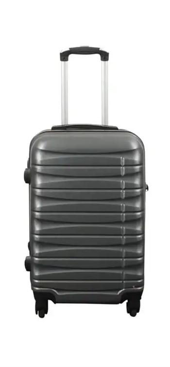 Se Kabinekuffert - Hardcase - Antracitgrå kuffert tilbud hos Dynezonen.dk