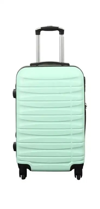 Billede af Kabinekuffert - Hardcase letvægt kuffert - Pastel grøn håndbagage kuffert tilbud