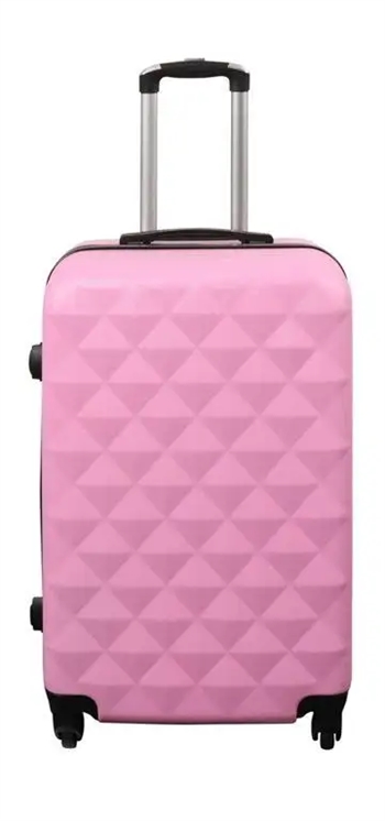 Billede af Kuffert - Hardcase kuffert - Str. Medium - Diamant lyserød - Smart rejsekuffert