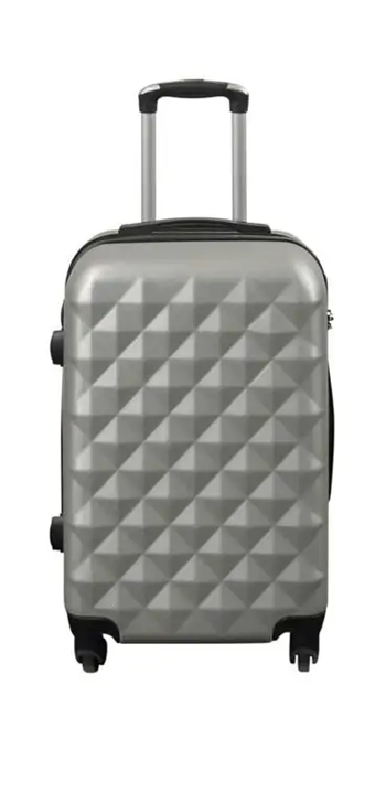 Billede af Håndbagage kuffert - Hardcase letvægt kuffert - Str. lille - Diamant grå