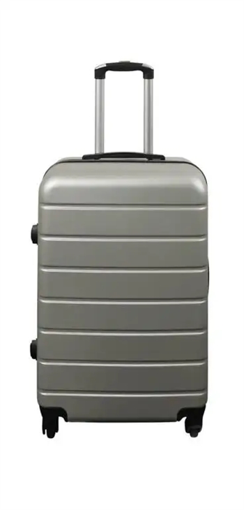 Billede af Kuffert - Hardcase kuffert - Str. Medium - Grå - Praktisk rejsekuffert